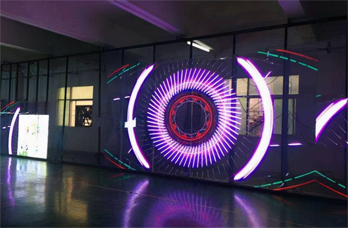 P3.97-7.81 Ekran ścienny wideo LED Wynajem Przejrzysty pełnokolorowy