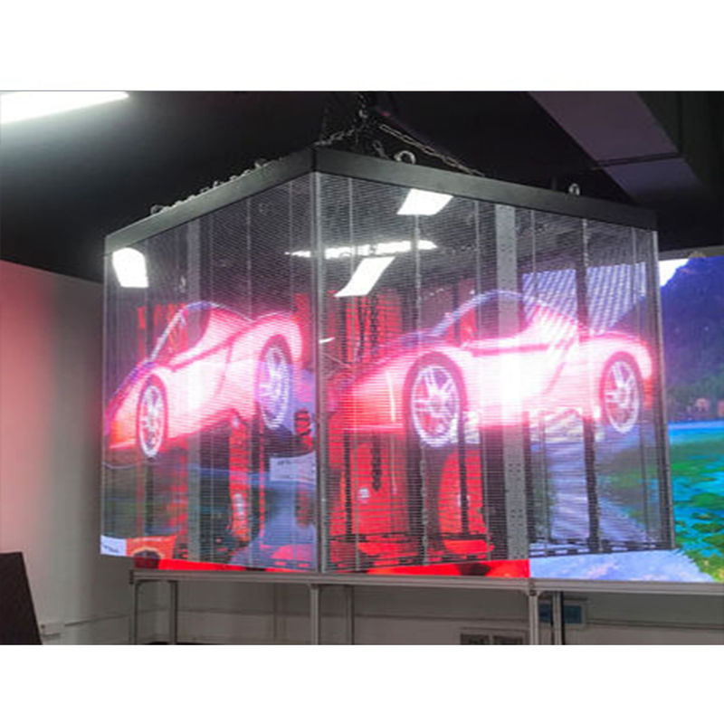 Szkło HD Przejrzysty panel wyświetlaczy LED P3.91-7.8 Do pomieszczeń wewnętrznych