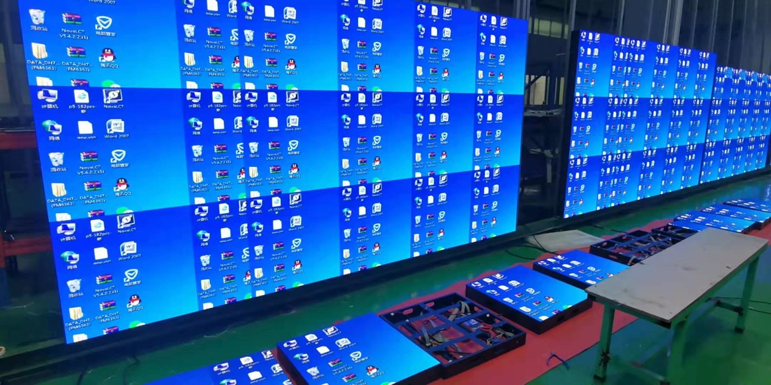 Wielobarwny ekran ścienny LED w pomieszczeniach P3.91 P5.95 Stała instalacja