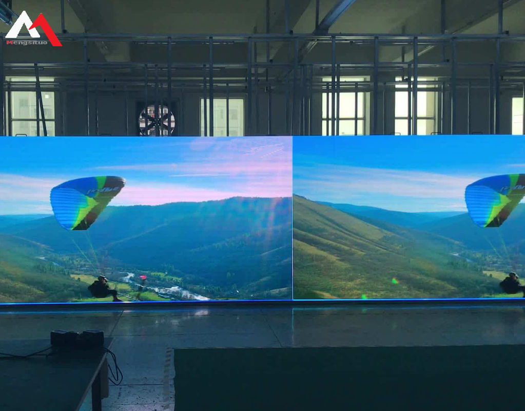 160x80 Trwała ściana wideo w pomieszczeniach, ekran LED do reklamy w pomieszczeniach